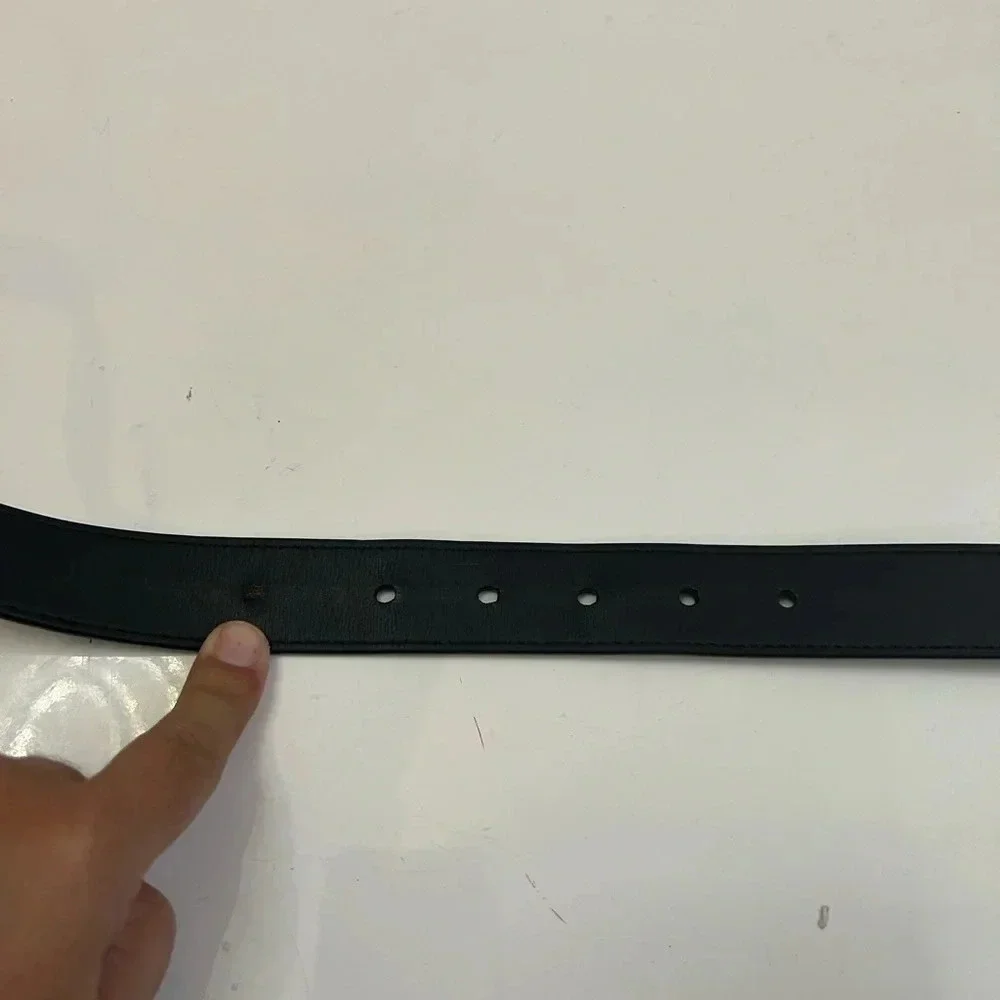 Authentic Louis Vuitton Saint-thur Seattle Belt Clothing Black Dark